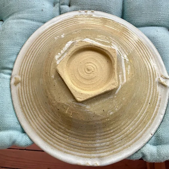 Large Studio Pottery Bowl Handmade Sweet 🐢 Colorful Ceramic Turtle Art Plate